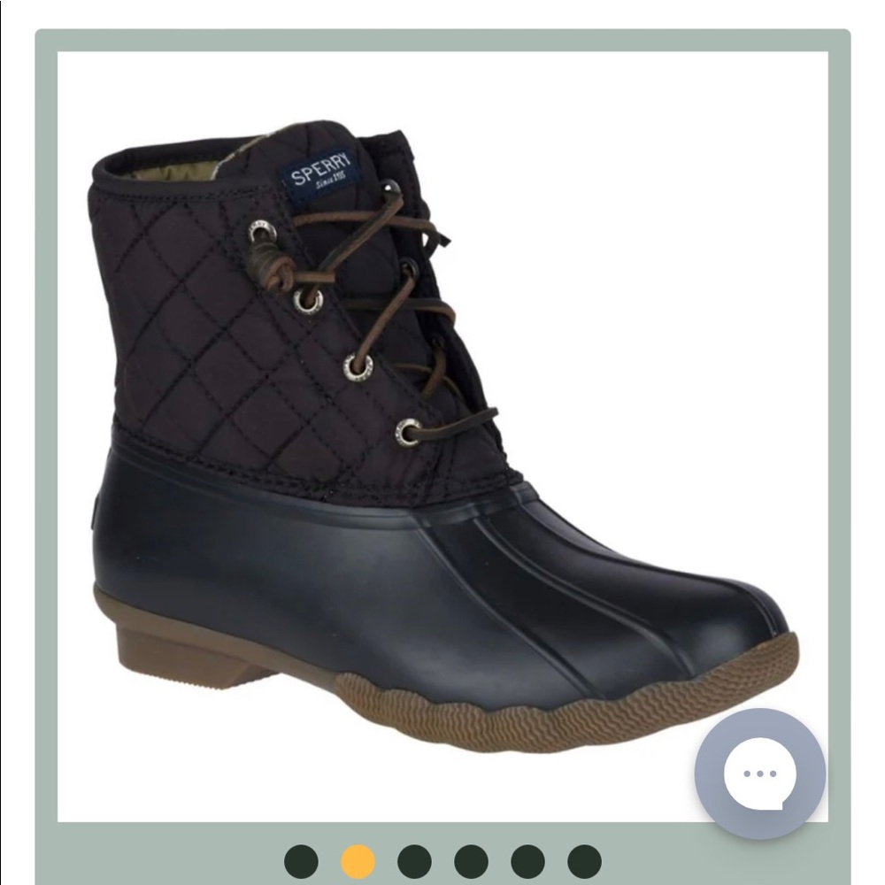 Sperry salt water quilted duck boots - 7